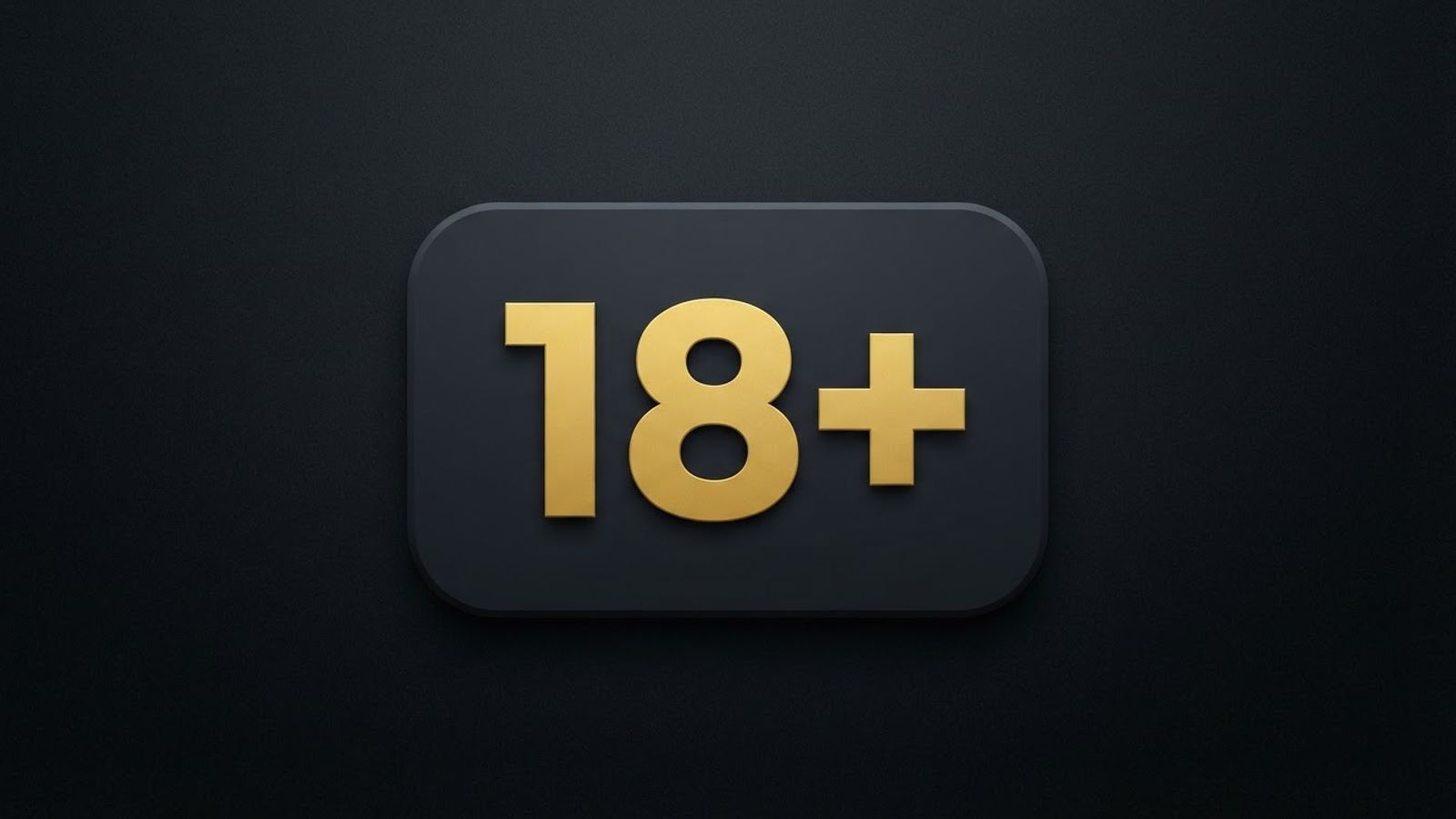 18 plus age restriction badge