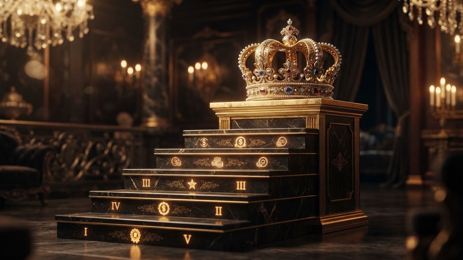 VIP loyalty program golden crown tier system